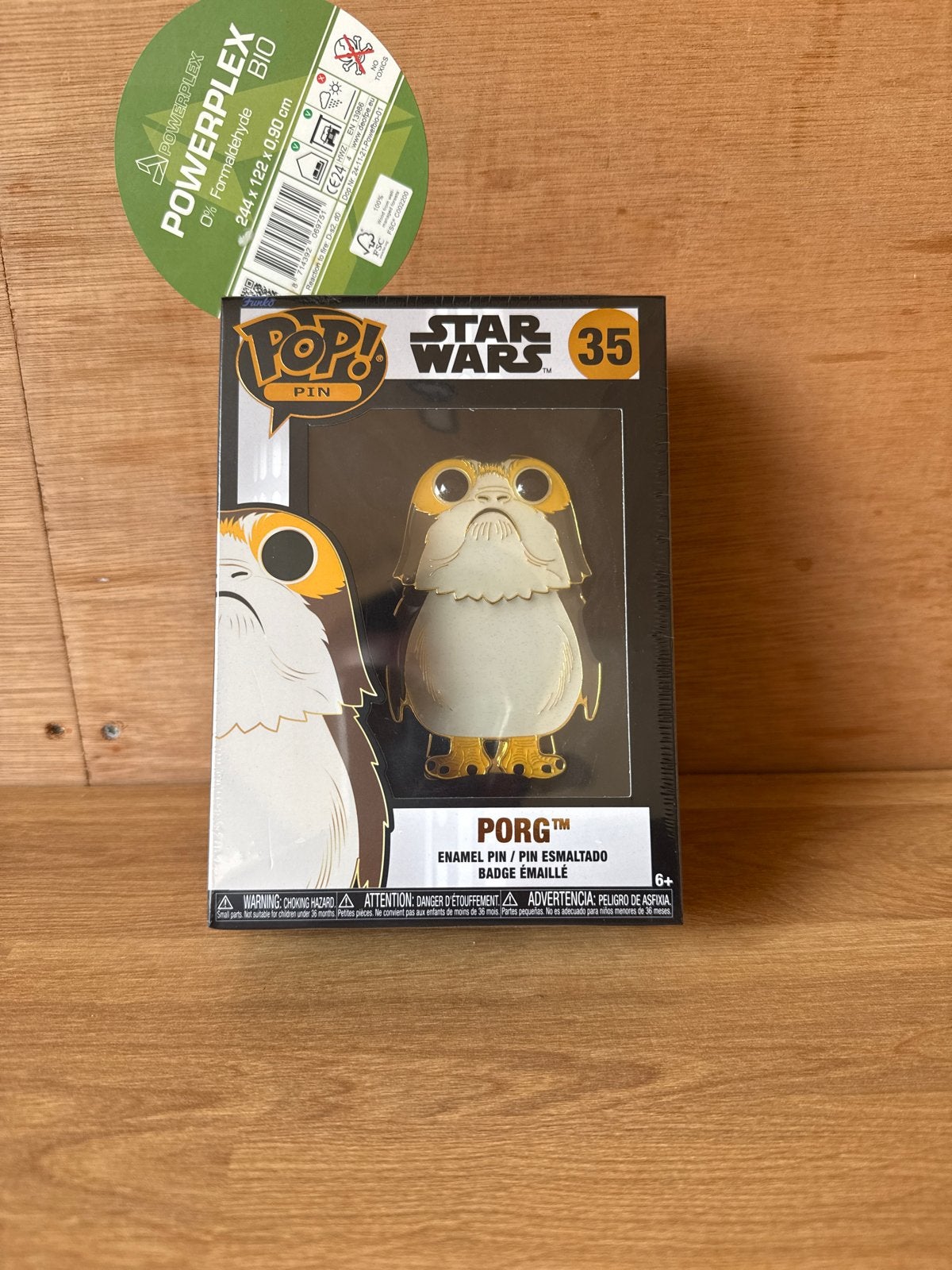 Star Wars Porg Funko Pop! Pin - Nieuw in verpakking, Ophalen of Verzenden, Nieuw, Figuurtje, Speldje of Pin