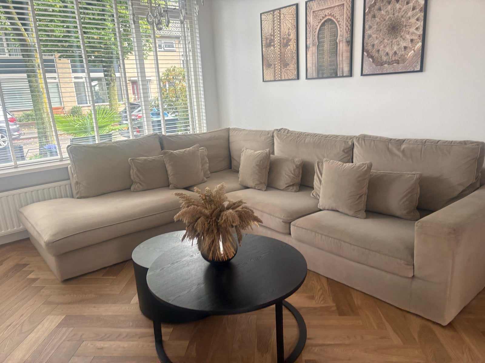 Ruime Lounge Hoekbank - 316x248 cm, Ophalen, Gebruikt, Hoekbank, 300 cm of meer