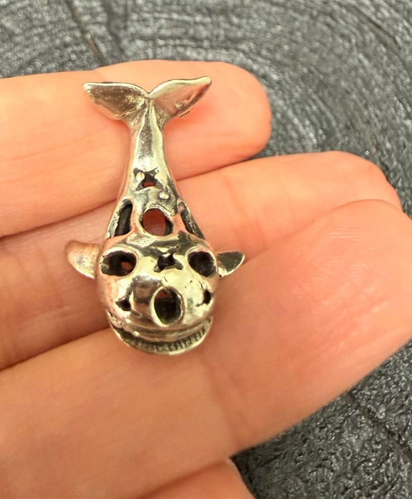 Zilveren miniatuur ajour wilvia - 800 zilver, Verzenden, Zilver