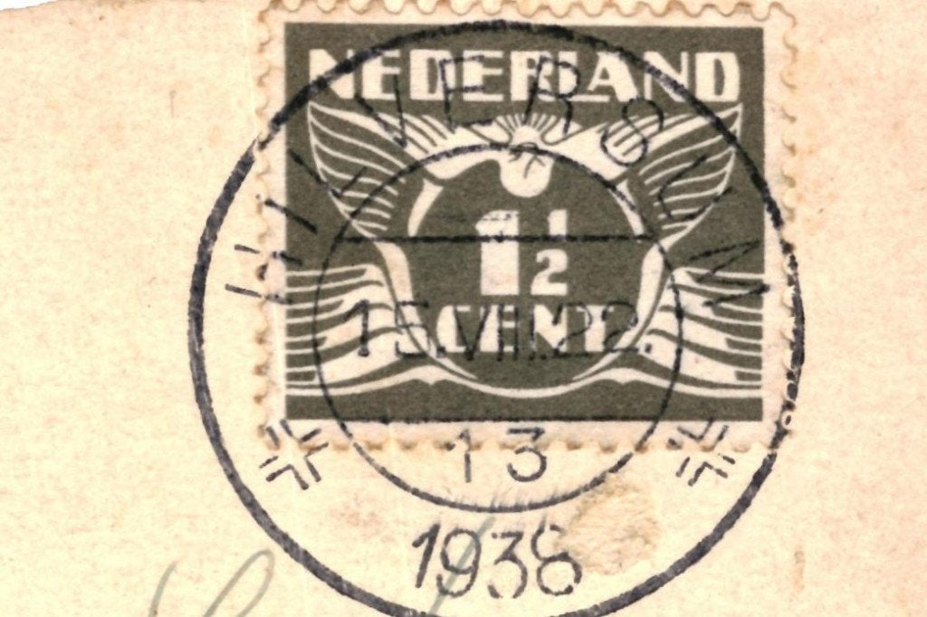804601 Hilversum Diependaalsche kerk Gelopen met Postzegel, Ophalen of Verzenden, 1920 tot 1940, Gelopen, Noord-Holland