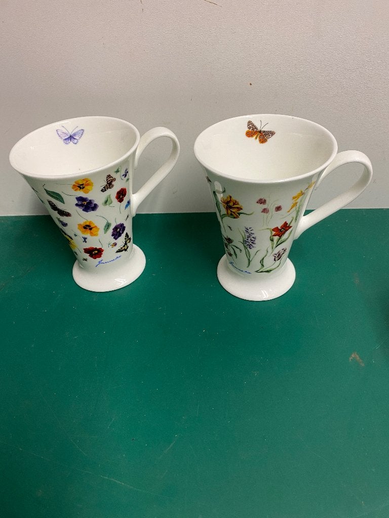 JBS Collection Sanneke Brinkman Salentijn mokken, Overige merken, Vintage, Zo goed als nieuw, Porselein
