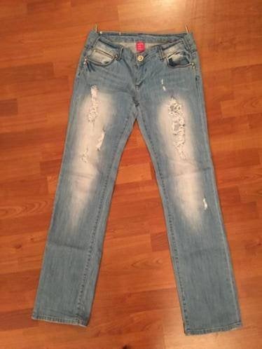 Italiaanse jeans, nieuw, M, met strass, 38, 40, zomer, Maat 38/40 (M), Blauw, Nieuw, Ophalen of Verzenden