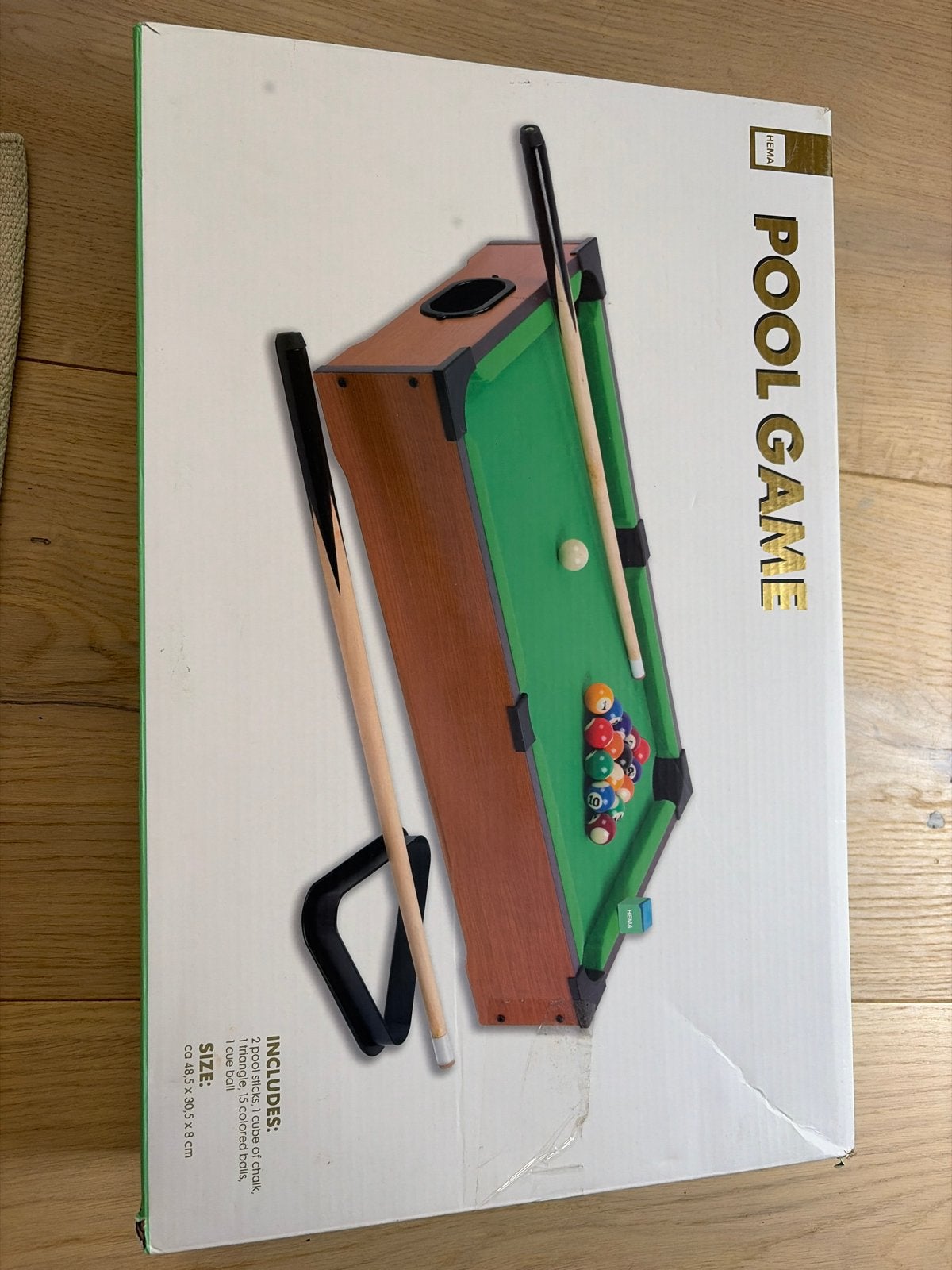 Mini pooltafel, Ophalen of Verzenden, Gebruikt, Pooltafel