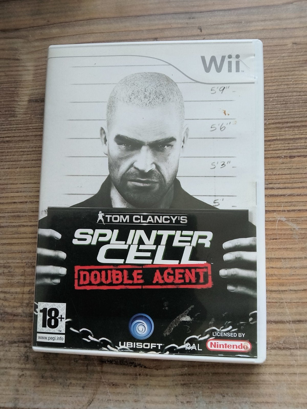 Tom Clancy's Splinter Cell Double Agent Wii, Spelcomputers en Games, Games | Nintendo Wii, Avontuur en Actie, Gebruikt, Vanaf 18 jaar