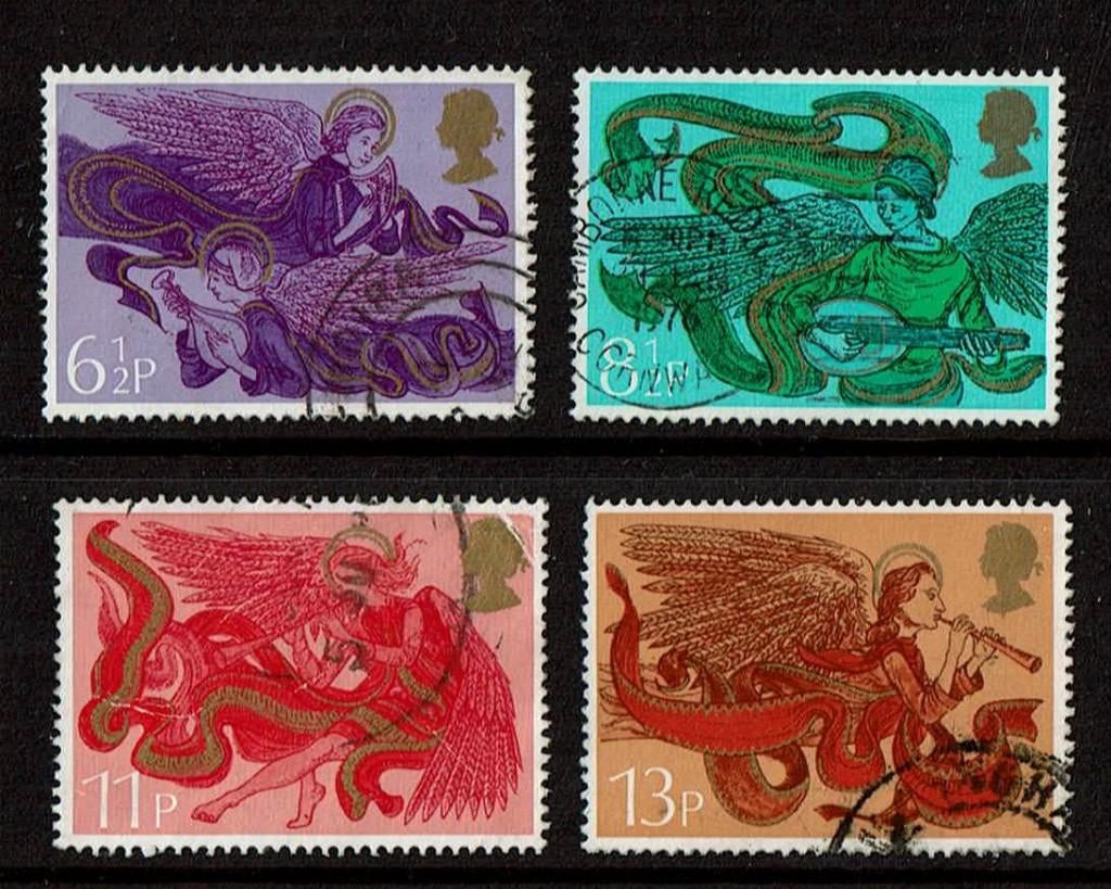 Engeland michel 692-695 gestempeld, Postzegels en Munten, Postzegels | Europa | UK, Verzenden, Gestempeld