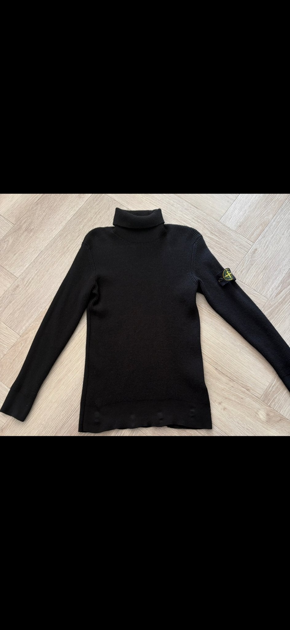 Stone Island coltrui zwart XL, Ophalen of Verzenden, Zo goed als nieuw, Maat 56/58 (XL), Zwart