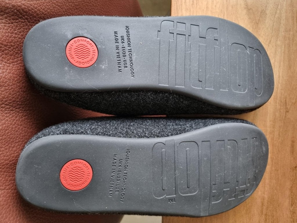 Nieuwe originele fitflop pantoffels maat 39, Kleding | Dames, Schoenen, Nieuw, Ophalen of Verzenden, Pantoffels of Sloffen, Grijs