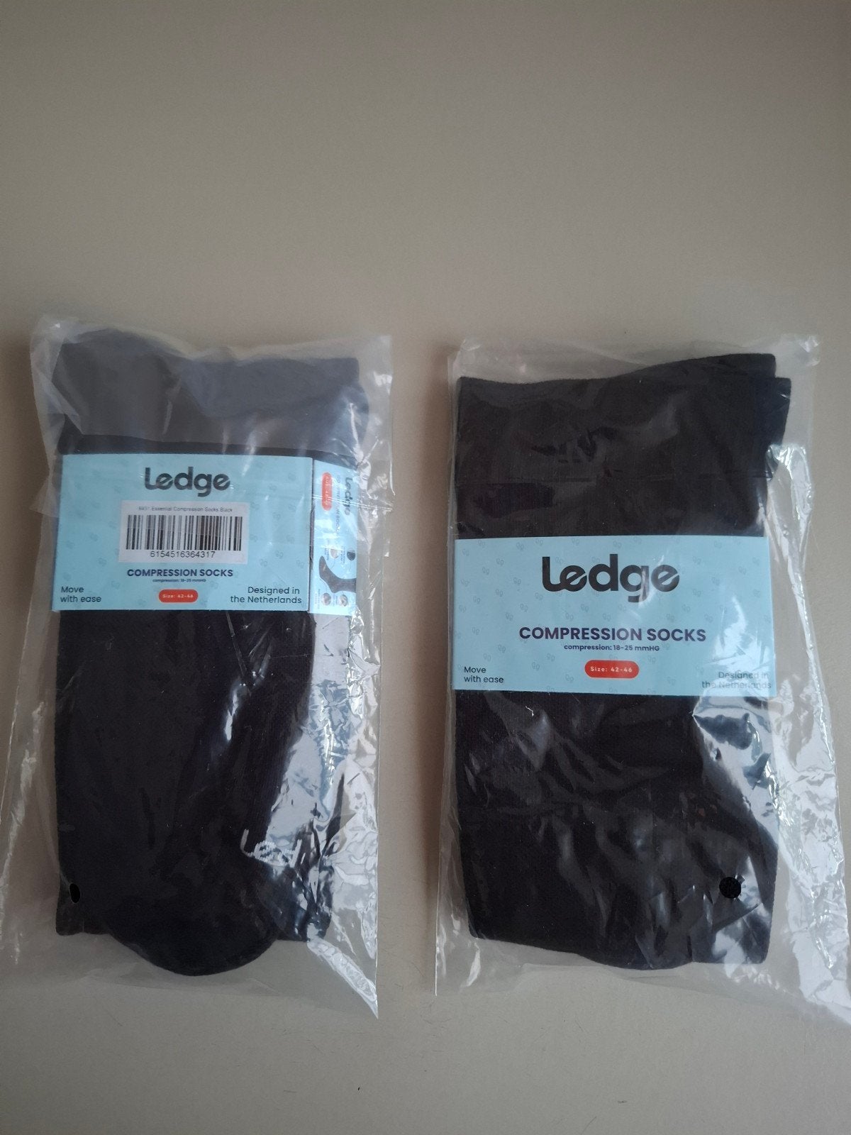 Compressie sokken, Kleding | Heren, Sokken en Kousen, Zwart, Ledge, Ophalen of Verzenden, Nieuw