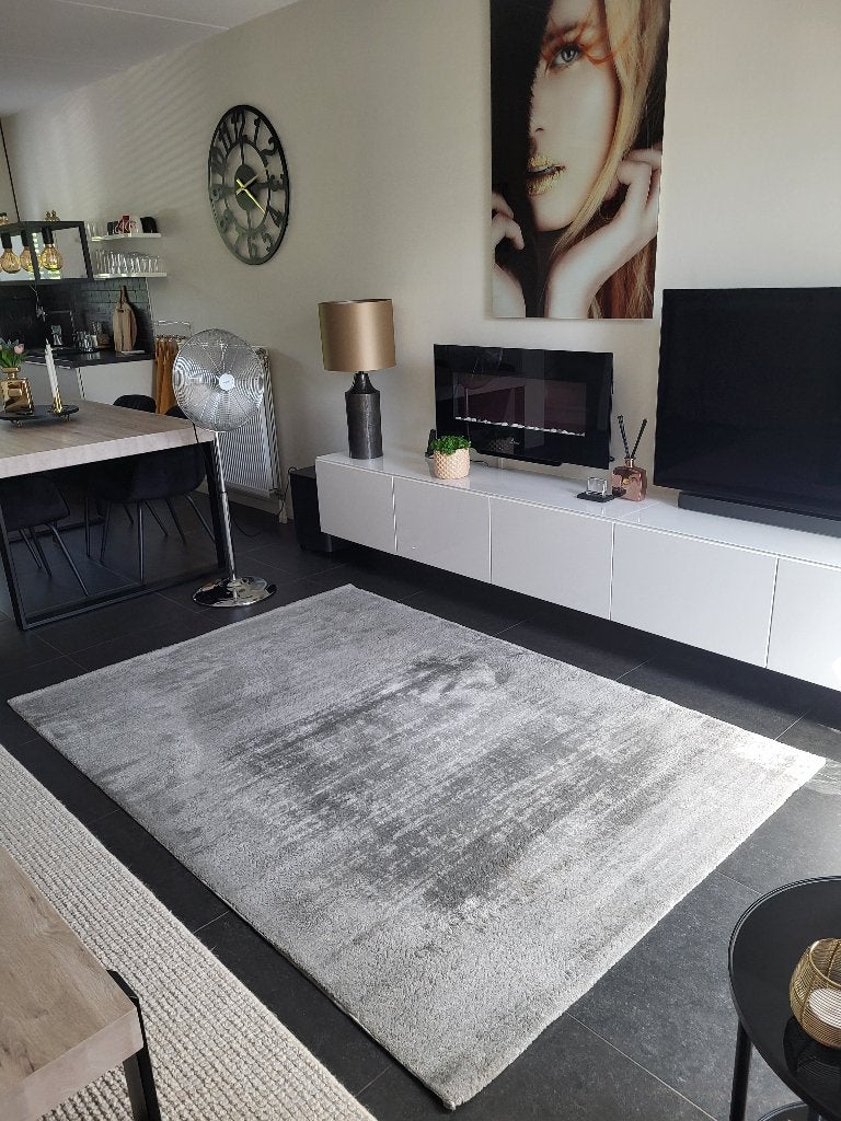 VLOERKLEED GRIJS 160 x 230, Huis en Inrichting, Ophalen, 150 tot 200 cm, 200 cm of meer, Zo goed als nieuw