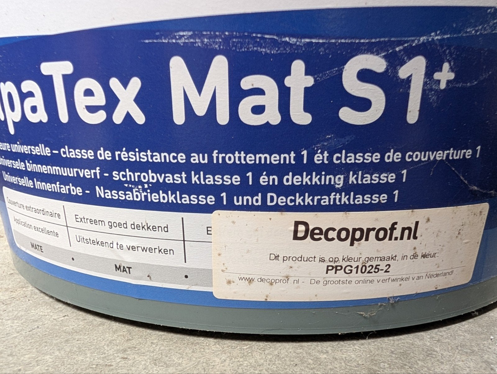 Caparol CapaTex Mat S1+ Muurverf - PPG1025-2, Ophalen, Overige kleuren, Nieuw, Verf