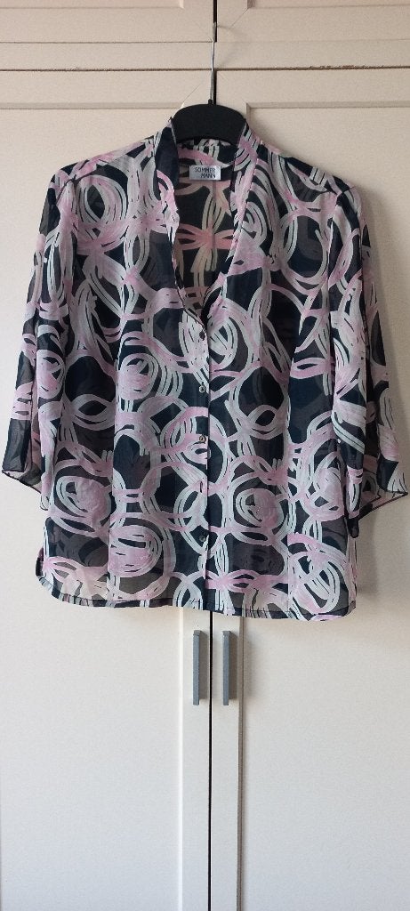 Sommermann blouse maat 42 zgan, Maat 42/44 (L), Ophalen of Verzenden, Zo goed als nieuw, Meerkleurig