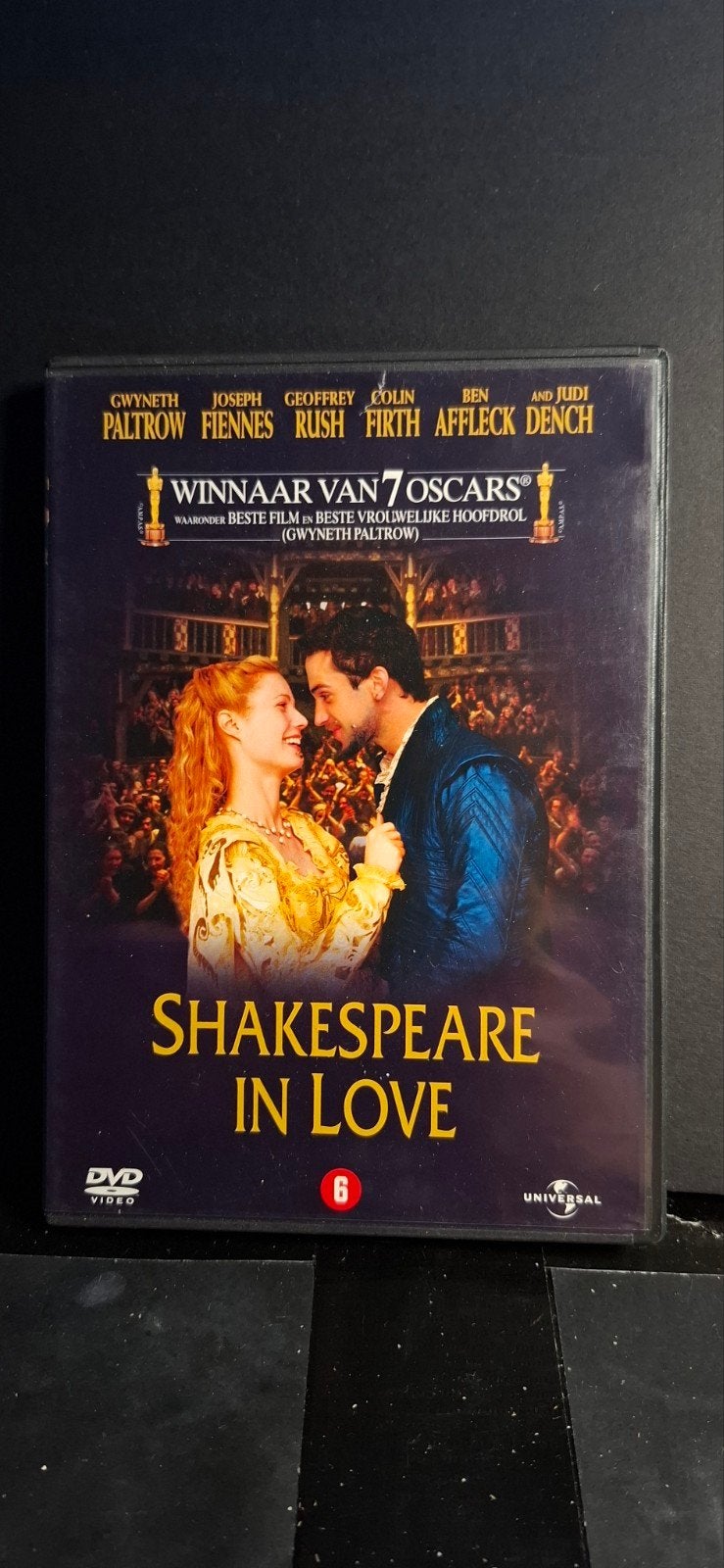 Shakespeare in Love DVD - Winnaar van 7 Oscars, Alle leeftijden, Ophalen of Verzenden, Zo goed als nieuw