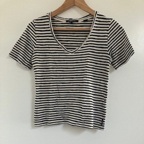 Mooie top Maison Scotch XS, Overige kleuren, Zo goed als nieuw, Korte mouw, Maat 34 (XS) of kleiner