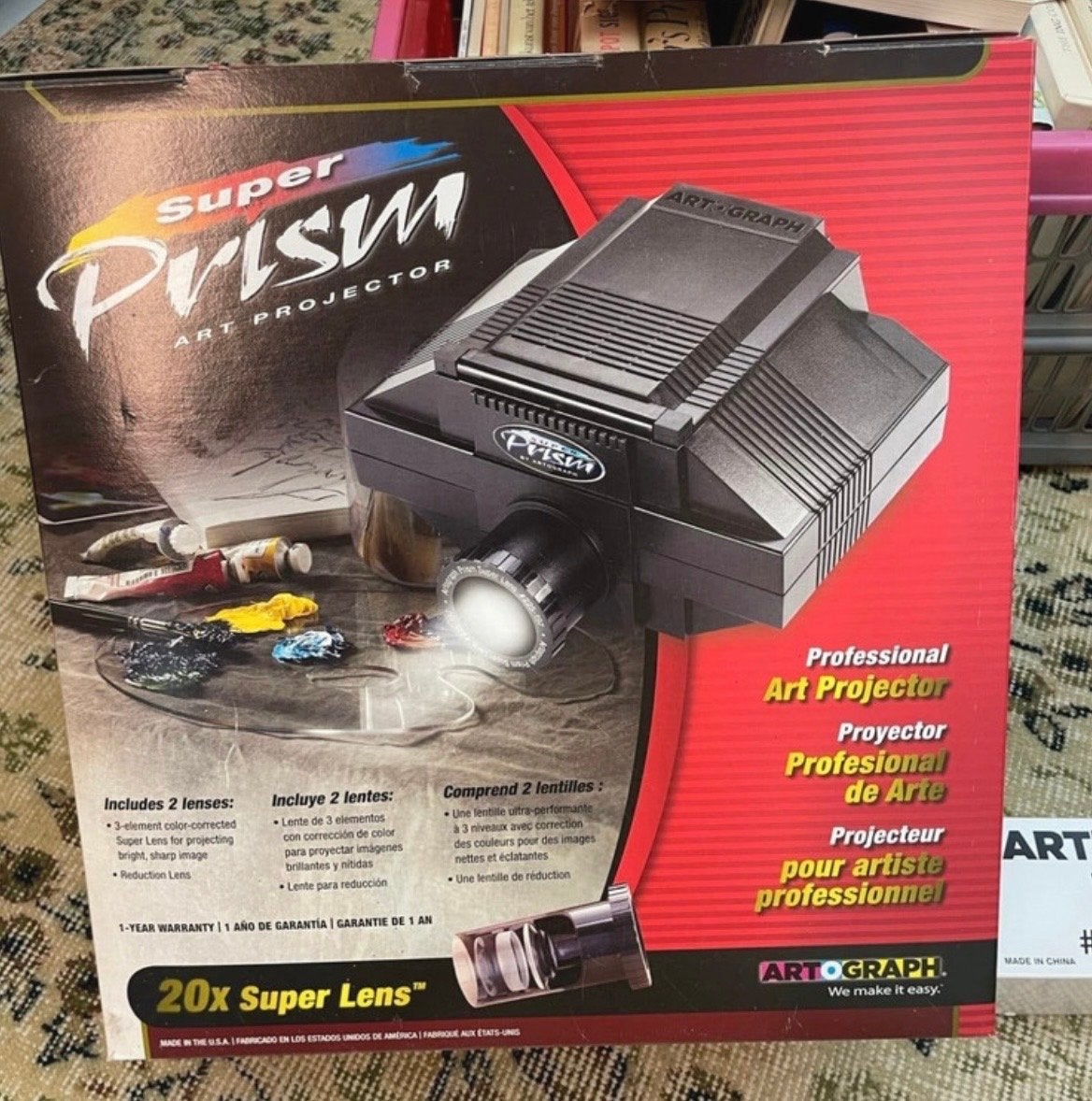 Artograph Super Prism Art Projector - Professionele Tekenpro, Verzenden, Zo goed als nieuw, Overige technologieën, Overige resoluties