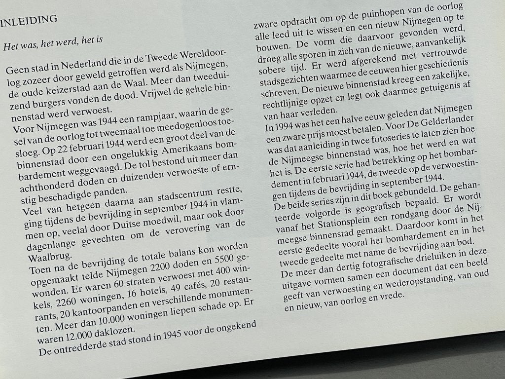 Nijmegen zoals het was, werd en is werd (1994), Ophalen of Verzenden, 20e eeuw of later, Zo goed als nieuw