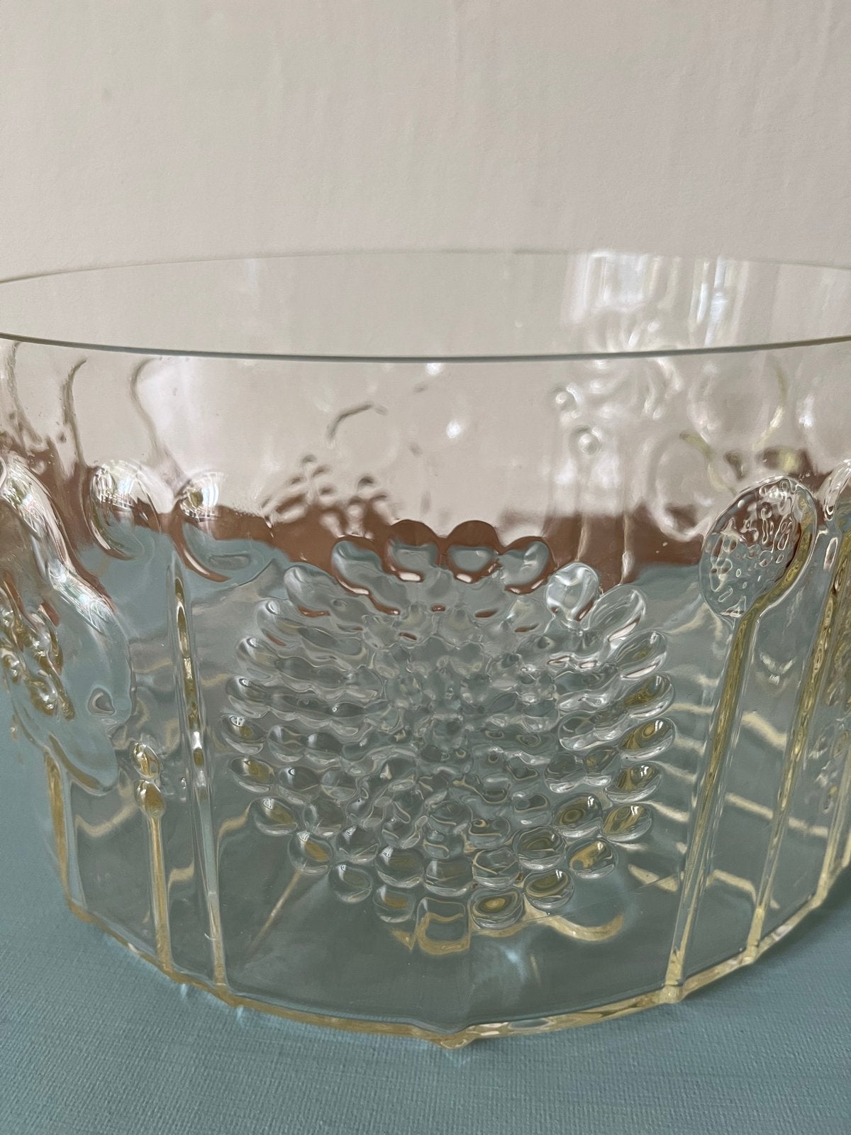 Vintage Iittala glazen schaal Flora- Oiva Toikka, Ophalen of Verzenden