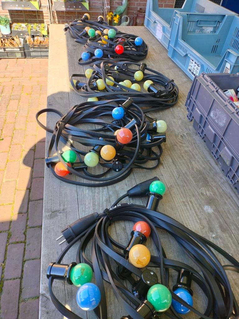 Prikkabels 5x    div lengtes, Tuin en Terras, Buitenverlichting, Overige materialen, Minder dan 50 watt, Overige typen, Ophalen of Verzenden