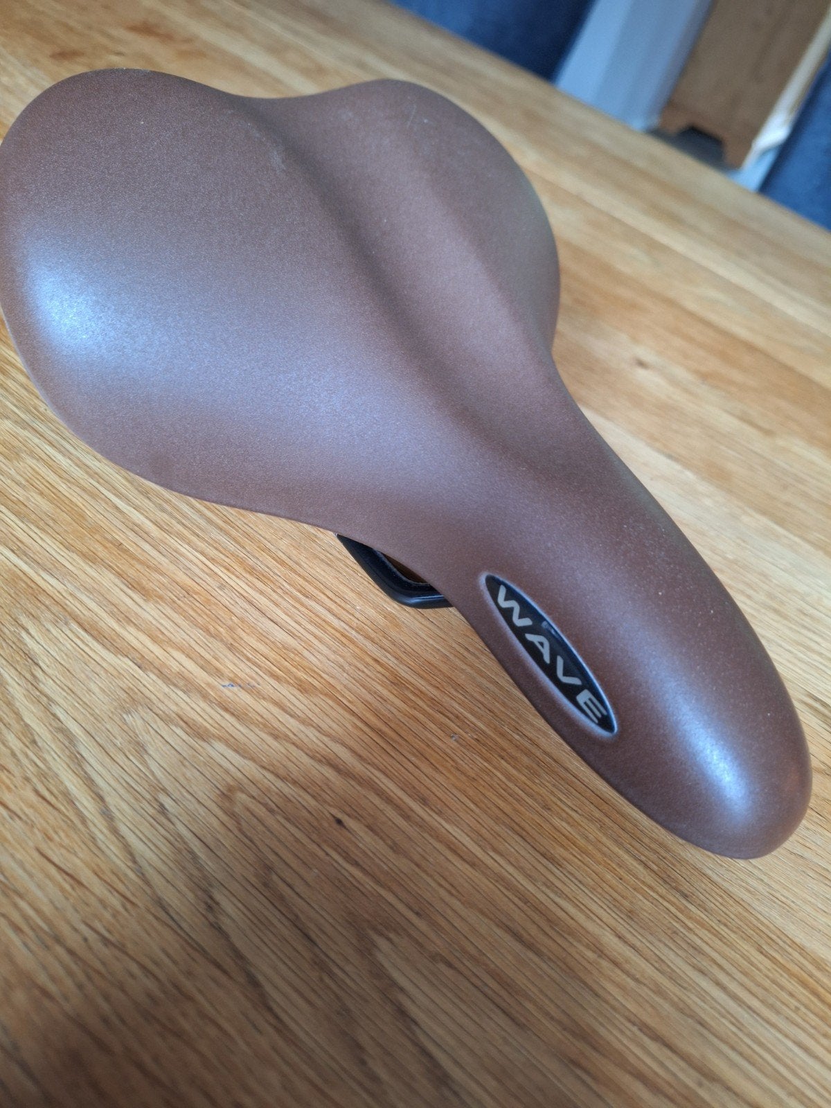 Selle Royal Wave Zadel - Bruin, Comfortabel Fietszadel, Gebruikt, Stadsfiets, Kunststof, Ophalen of Verzenden