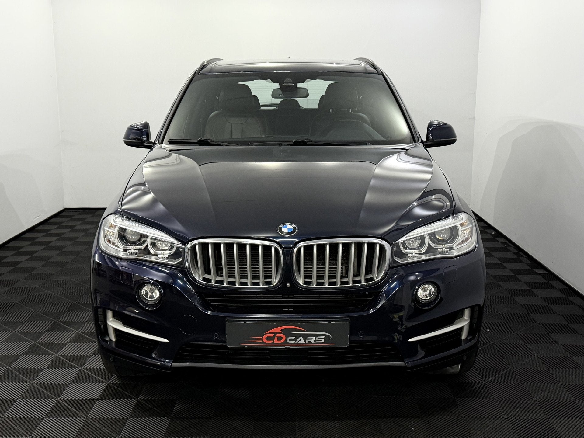 BMW X5 xDrive40e iPerformance High Executive Plug-in Leder,, Auto's, Gebruikt, 4 cilinders, Blauw, Automatische klimaatregeling