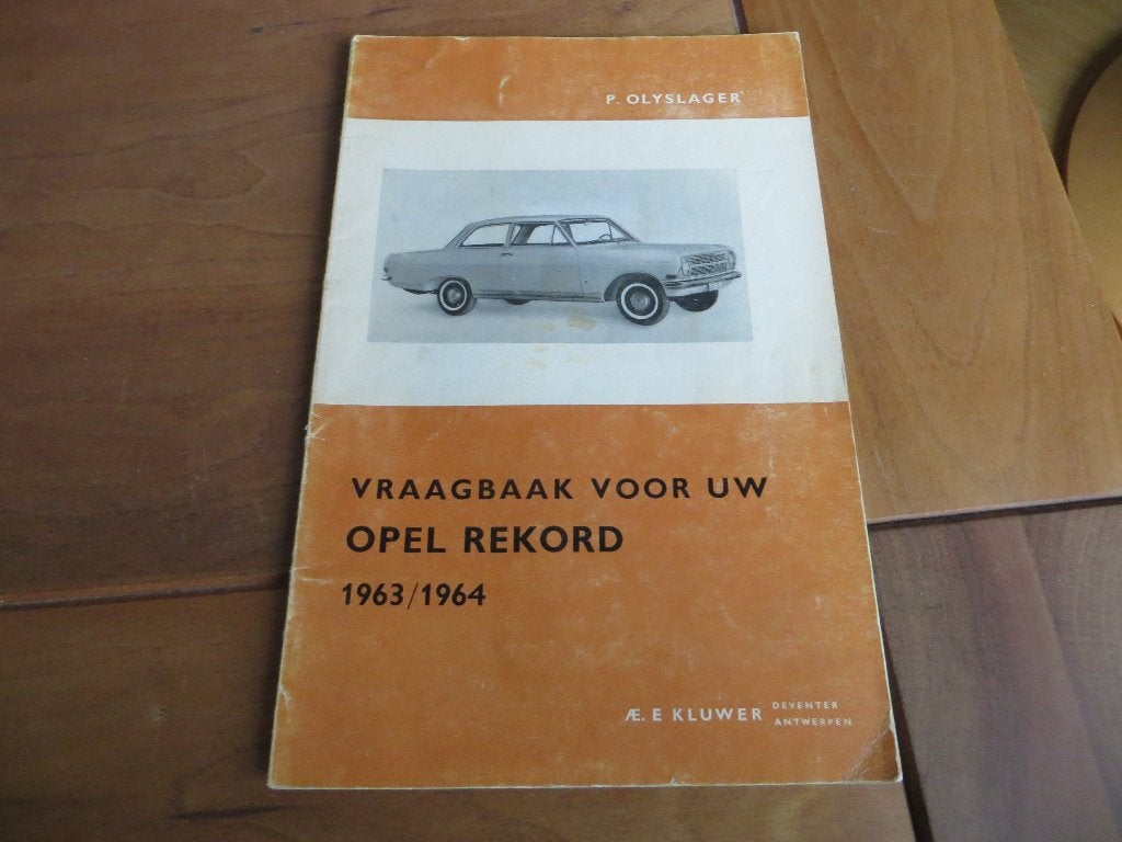 Vraagbaak Opel Rekord A 1963 - 1964, mooie staat!, Ophalen of Verzenden