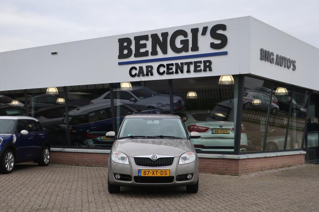 Skoda Fabia 1.4-16V Ambiente 2e EIG_AIRCO_CRUIS_5-DEURS _NAP, Voorwielaandrijving, 4 cilinders, Beige, Origineel Nederlands