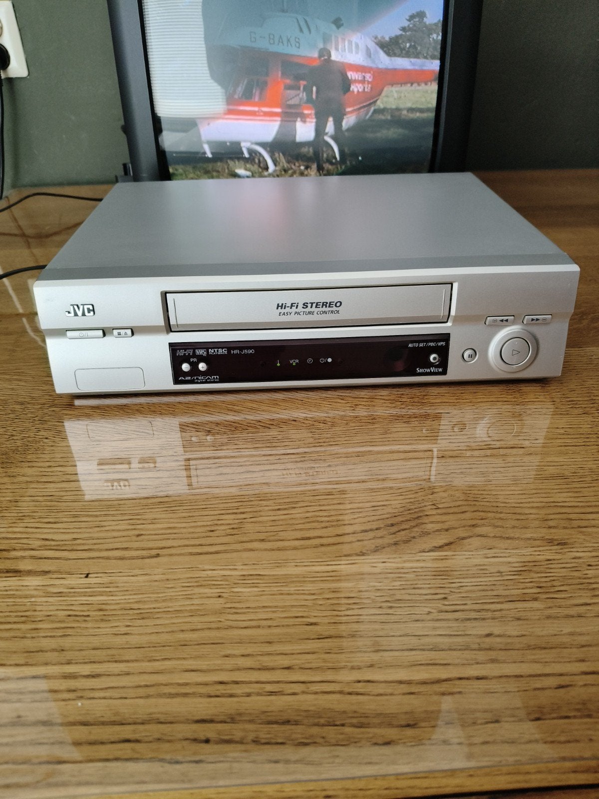 JVC HR-J590 Hi-Fi Stereo VHS-speler/recorder, Ophalen, Gebruikt, VHS-speler of -recorder