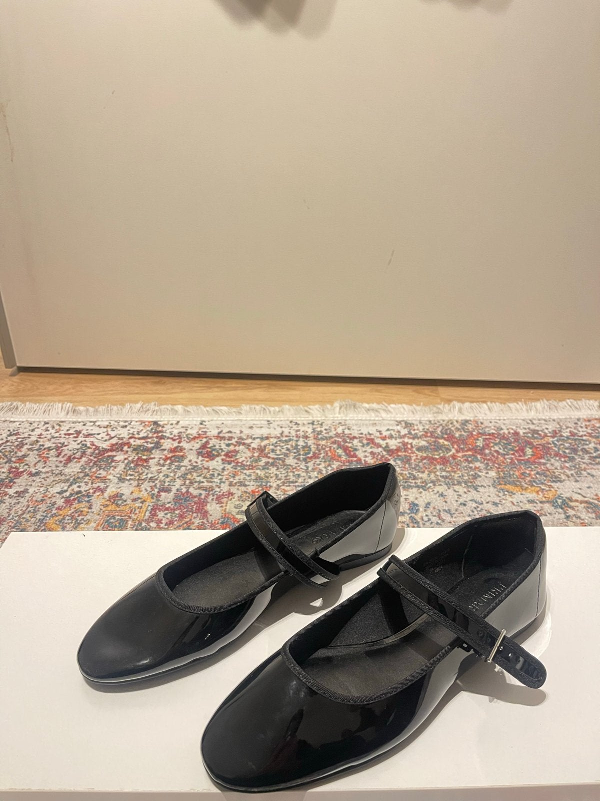 Zwarte ballerina's maat 39 - Nieuwstaat, Kleding | Dames, Ophalen of Verzenden, Nieuw, Zwart, Ballerina's