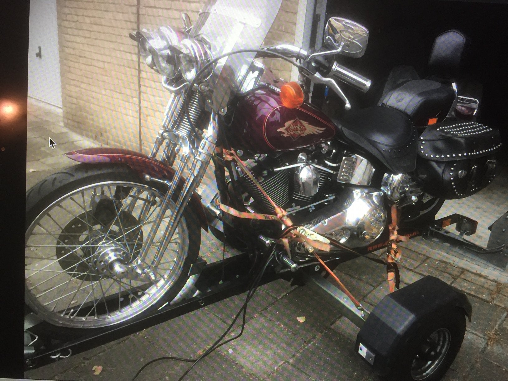 Gezocht harley, Ophalen
