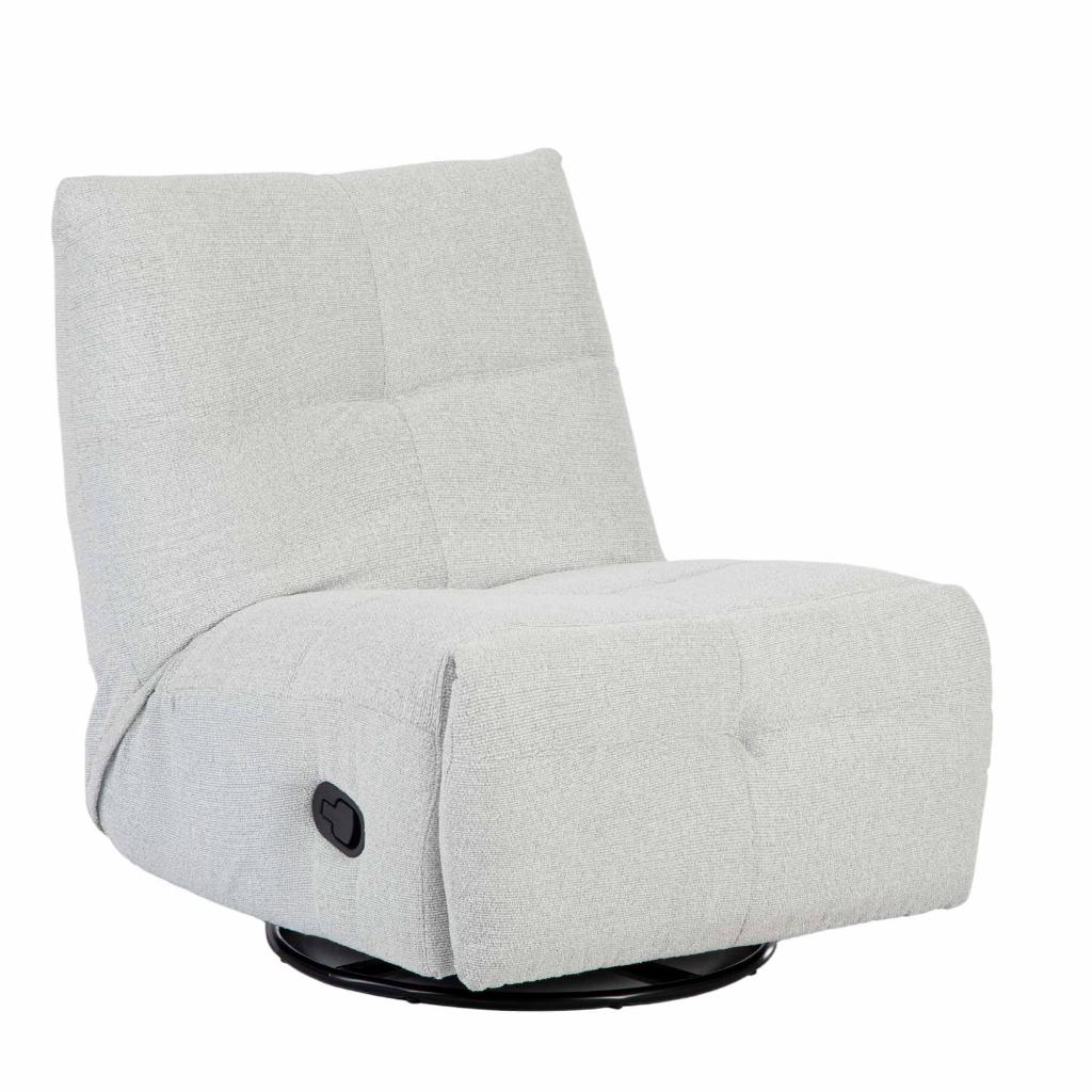 Fauteuil Lazy | Showmodel korting | Licht grijs, Ophalen of Verzenden, Zo goed als nieuw, Stof