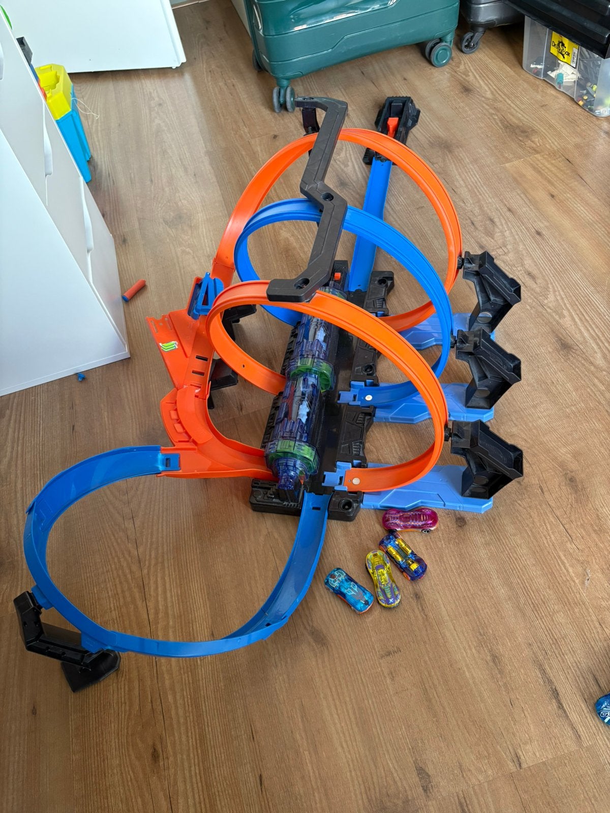 Hot wheels spiraal crash, Ophalen of Verzenden, Hot Wheels, Elektrisch, Met looping