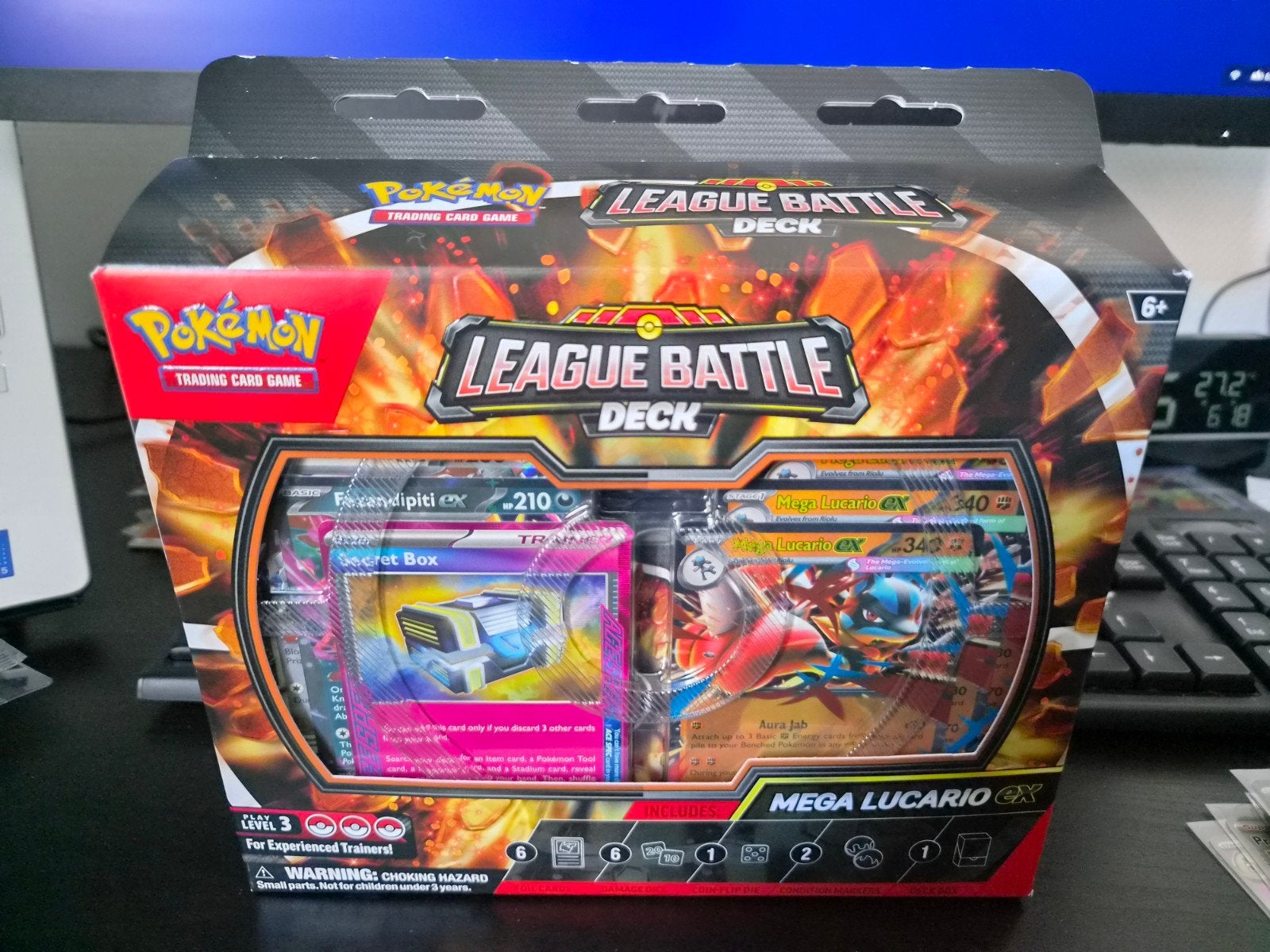 Pokémon TCG League Battle Deck Mega Lucario EX Sealed, Ophalen of Verzenden, Nieuw, Speeldeck