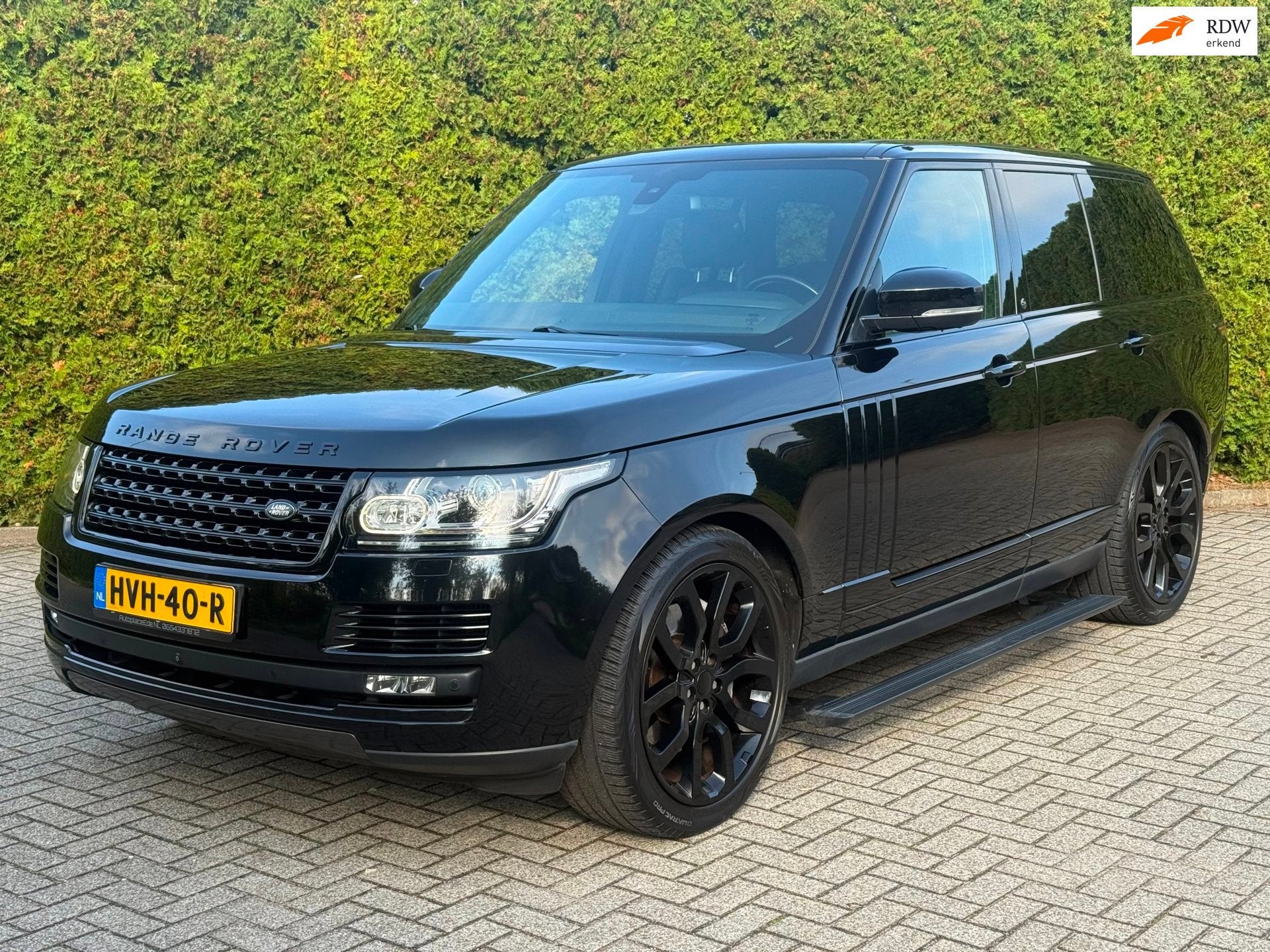 Land Rover RANGE ROVER 4.4 SDV8 Vogue ECC AIRCO DAK APPLE CA, Auto's, Automaat, Leder, Bedrijf, Diesel