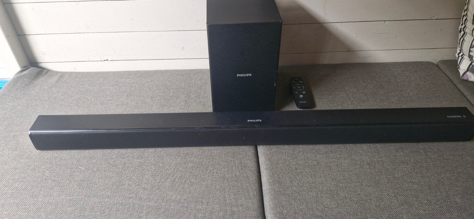 Philips Soundbar met Externe Subwoofer - HTL1520B/12, Ophalen, Met externe subwoofer, Gebruikt