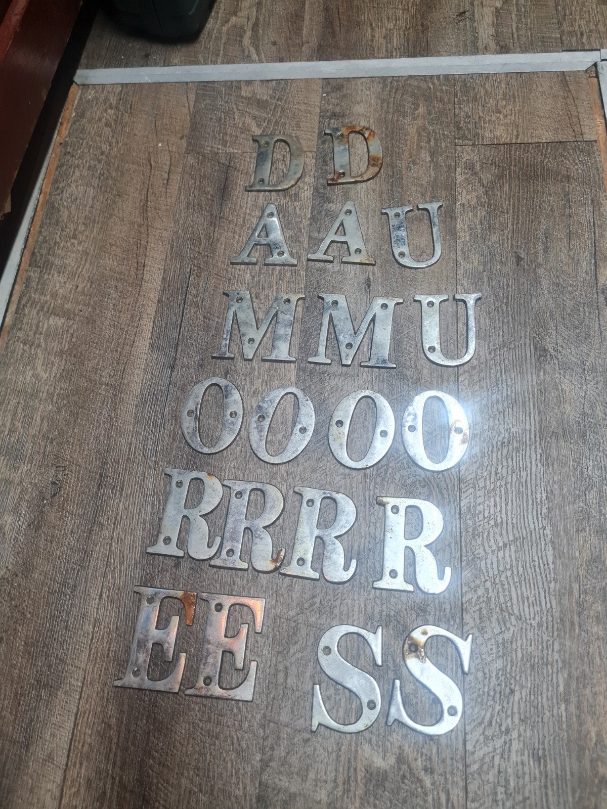 RVS Bootnaam Letters - Diverse Maten en Letters, Watersport en Boten, Bootonderdelen, Ophalen of Verzenden, Gebruikt