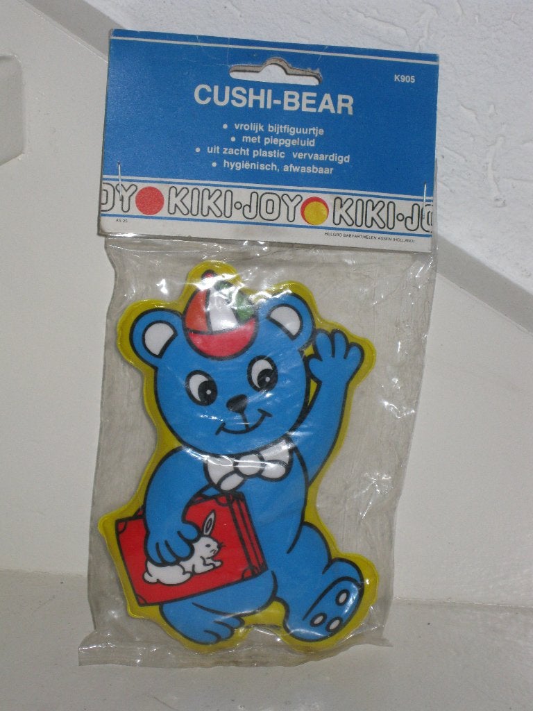 Kiki-Joy Cushi-Bear Vintage Bijtfiguurtje/Pieper NIEUW, Ophalen