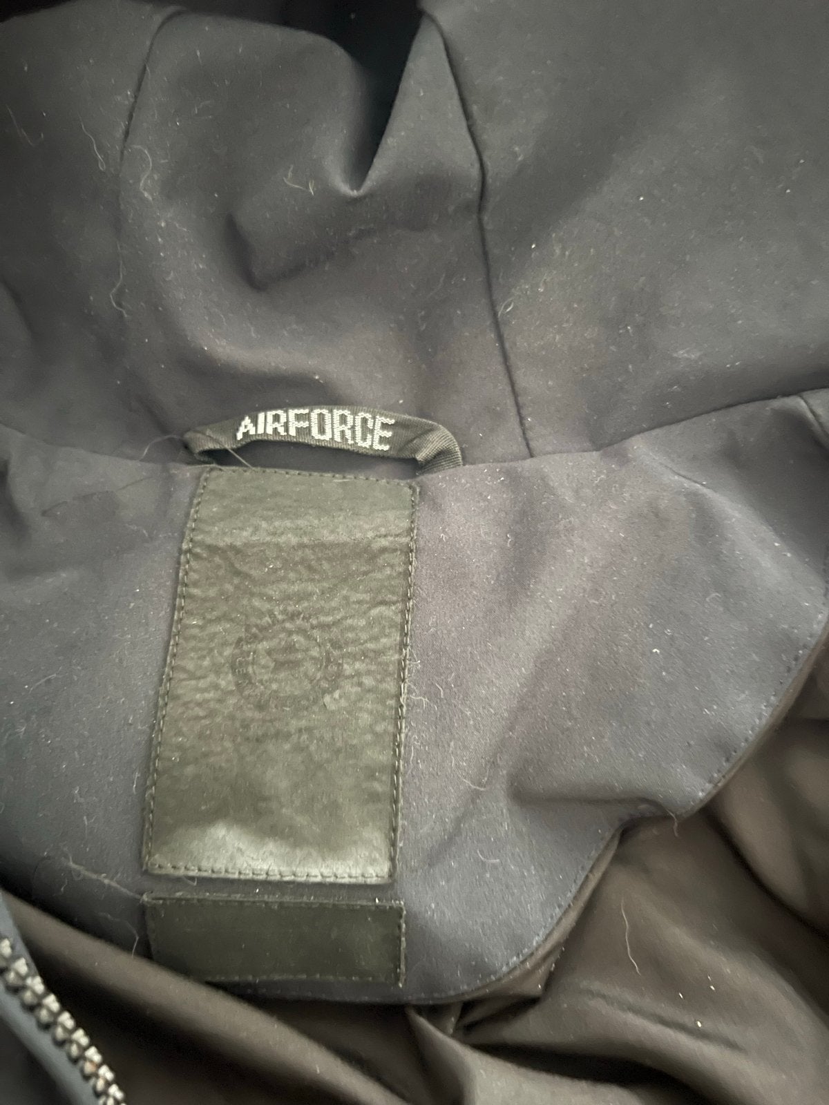 Airforce winterjas - Zwart - Mouw moet genaaid worden, Ophalen, Gebruikt, Jongen, Jas