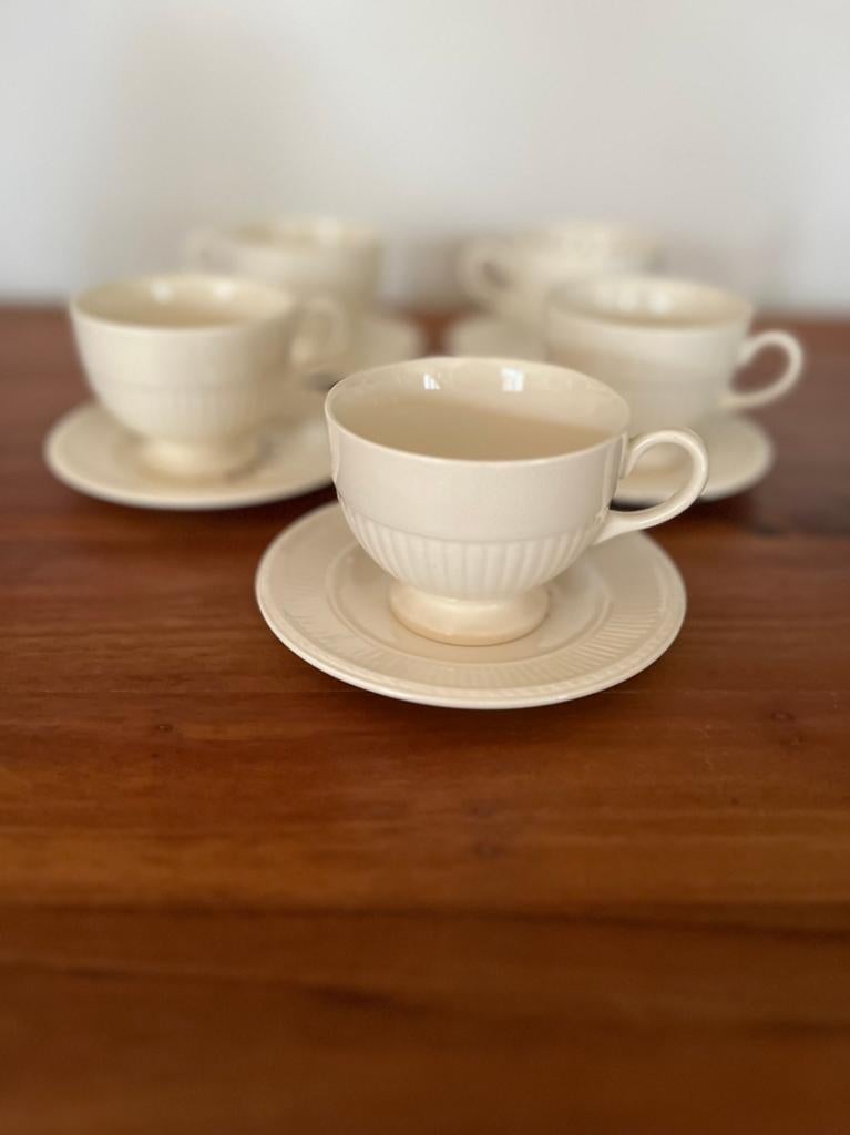 Wedgwood “Conway” kopjes en borden, Ophalen of Verzenden