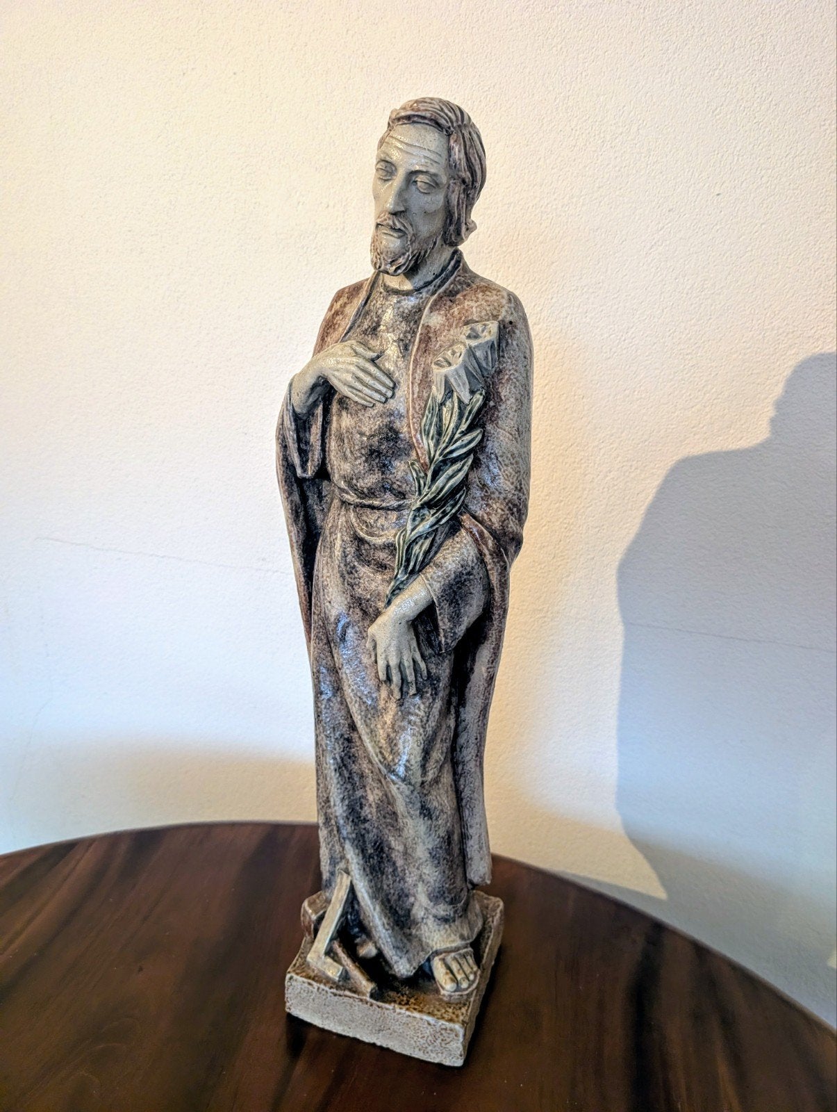 Keramieken beeld van Sint Jozef – Terraco Beesel, Antiek en Kunst, Ophalen