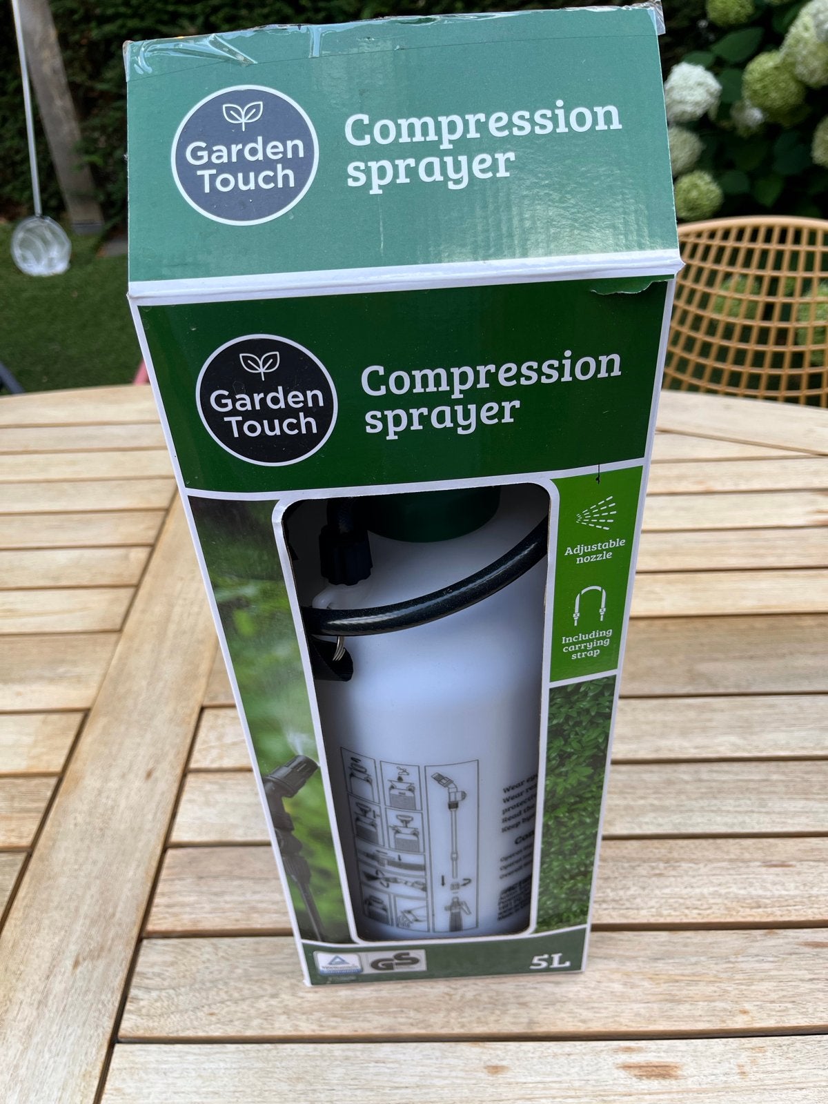 Garden Touch Drukspuit 5L - Nieuw in doos, Ophalen of Verzenden, Nieuw, Overige typen