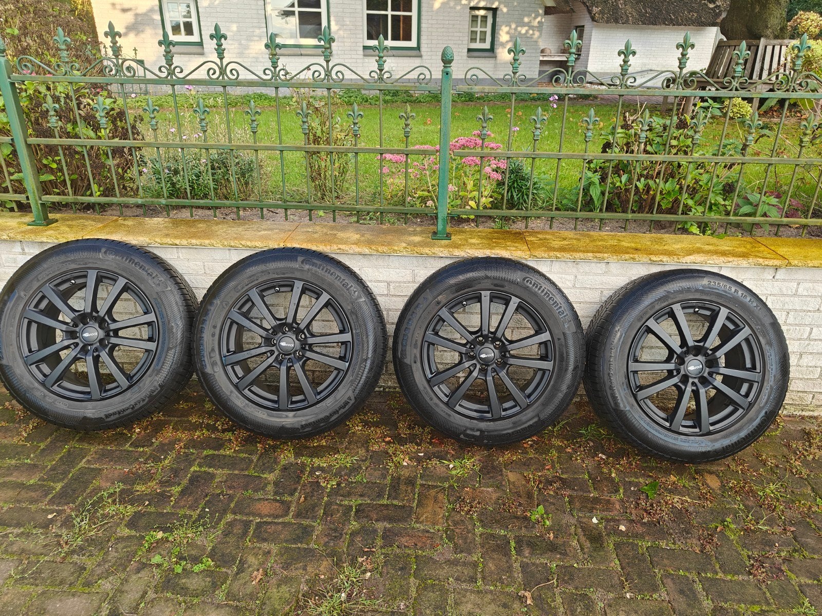 4 brock velgen met winterbanden en 4 anzio velgen, Ophalen, 18 inch, Gebruikt, Velg(en)