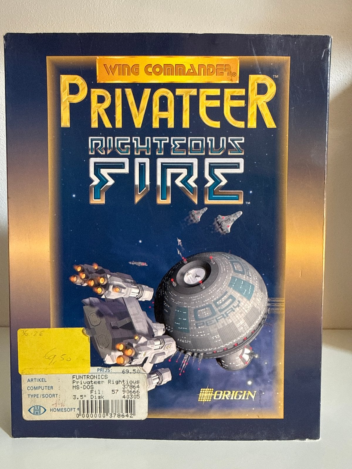 Wing Commander Privateer Righteous Fire MS-DOS, Gebruikt, 1 speler, Ophalen of Verzenden, Vanaf 12 jaar