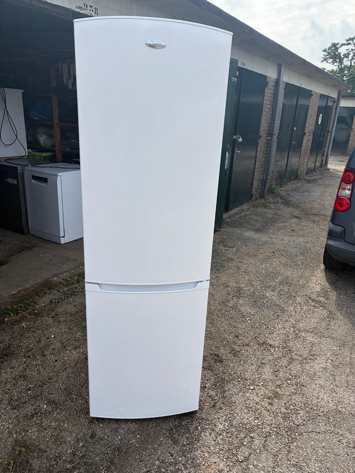 Witte Koel-vriescombinatie, Ophalen, 150 tot 200 liter, Gebruikt, 60 cm of meer