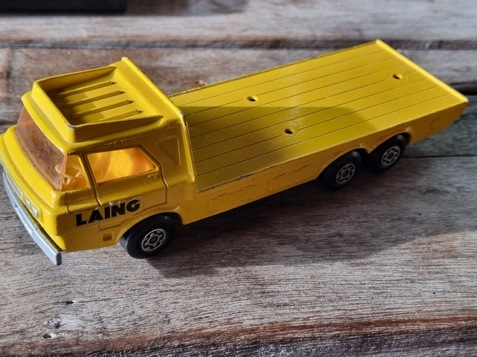 Matchbox Super Kings K-36 Construction Transporter Laing, Ophalen of Verzenden, Gebruikt
