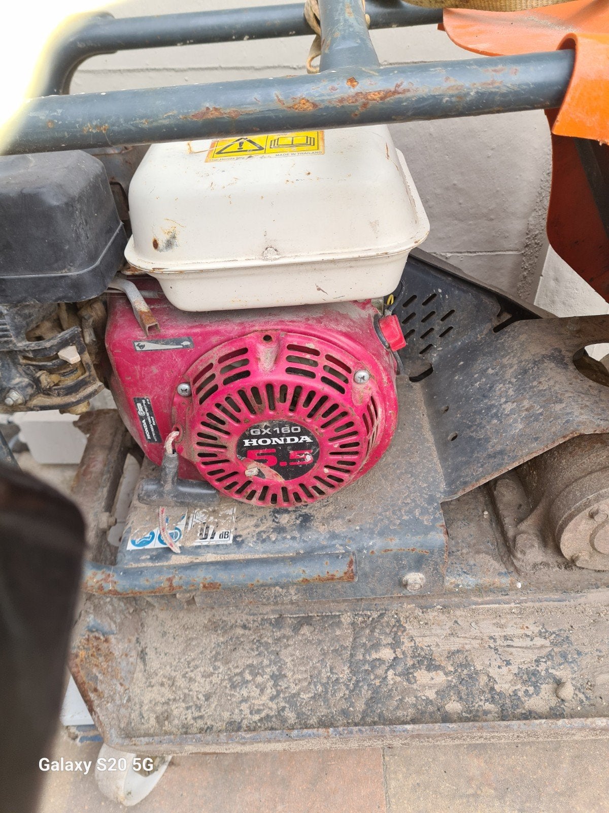Trilplaat honda GX160, Ophalen of Verzenden, Gebruikt