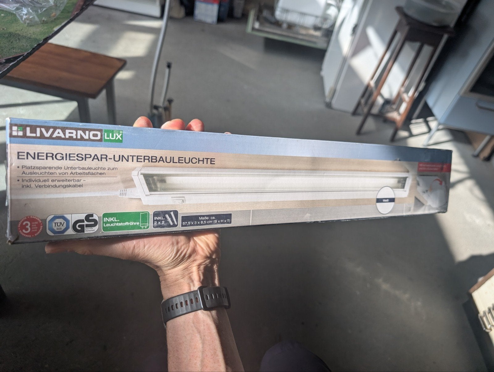 3x Keukenkast onderbouw lampje 60 cm 220V met schakelaar, Huis en Inrichting, Overige merken, Ophalen of Verzenden, Zo goed als nieuw