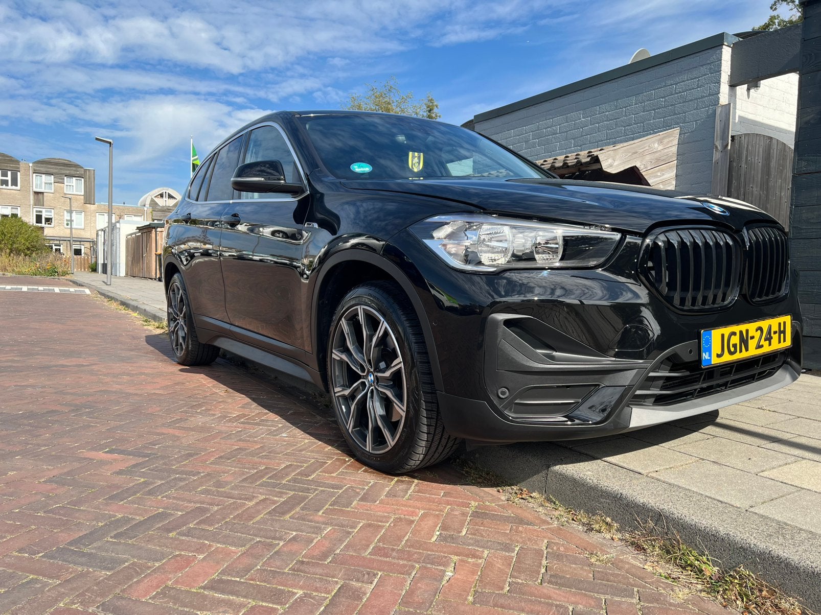 BMW X1 Xdrive25e 220pk Aut 2021 Zwart, Zwart, Plug-in hybride, Vierwielaandrijving, SUV of Terreinwagen