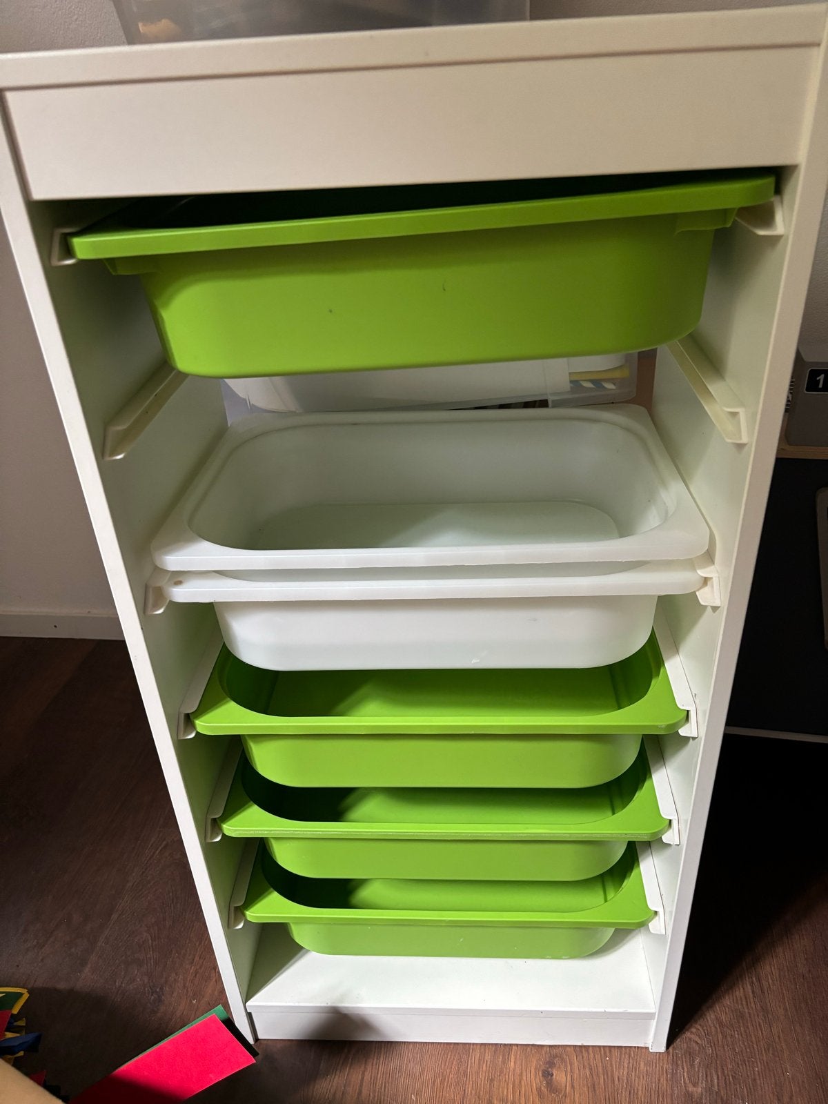 2 x IKEA Trofast opbergkast met bakken, Ophalen of Verzenden, Gebruikt, Kast