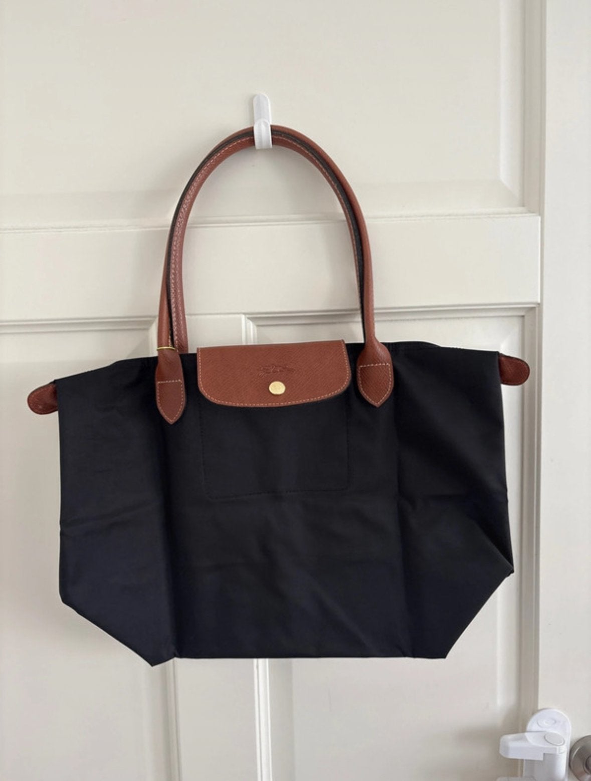 Longchamp Le Pliage Handtas Zwart - Nieuw met label, Verzenden, Nieuw, Zwart, Handtas
