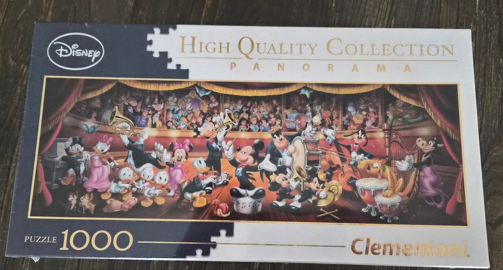 4 stuks disney Clementoni Panorama Puzzel 1000 stukjes, Ophalen of Verzenden, 500 t/m 1500 stukjes, Nieuw, Legpuzzel