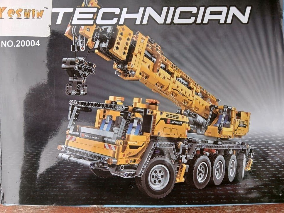 Technician Kraanwagen Bouwset (Lego Technic compatibel), Ophalen of Verzenden, Zo goed als nieuw
